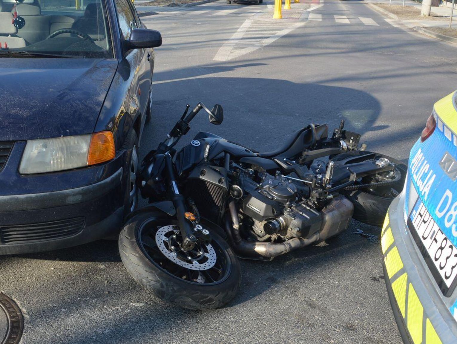 Wiadomości lokalne. Początek sezonu, pierwsze ostrzeżenie. Wypadek motocyklisty w Chełmie