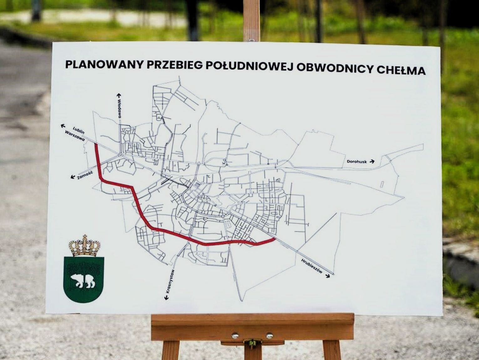 Wiadomości lokalne. Południowa obwodnica Chełma wciąż bez szczegółów. Radni pytają o trasę