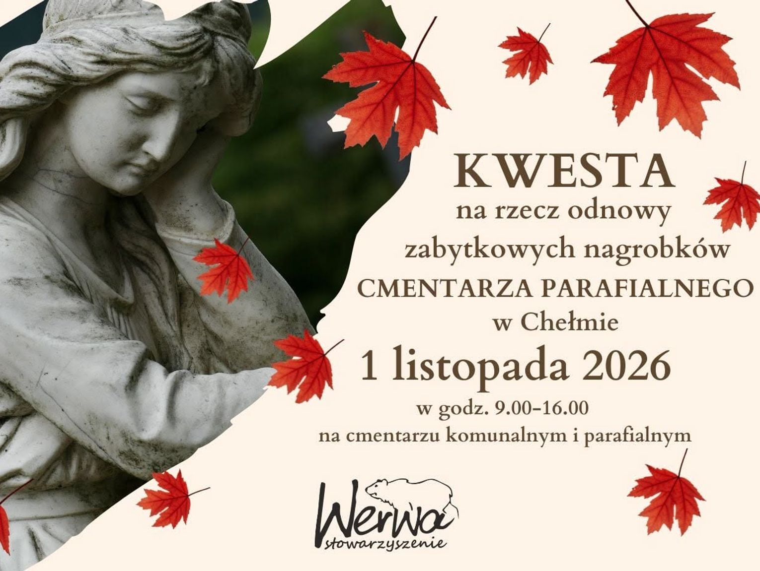 Wiadomości lokalne. Pomóż ocalić historię chełmskiego cmentarza. Dołącz do kwesty