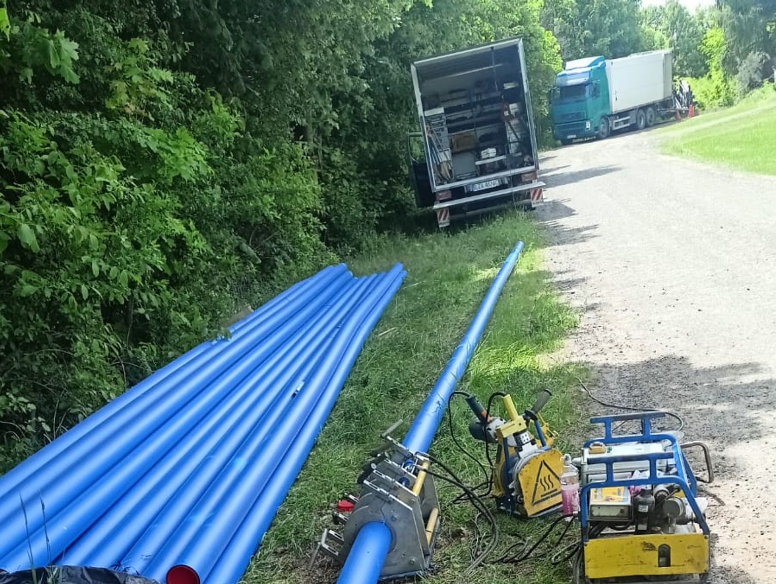 Wiadomości lokalne. Rozbudowa wodociągu na Malowanym nabiera tempa