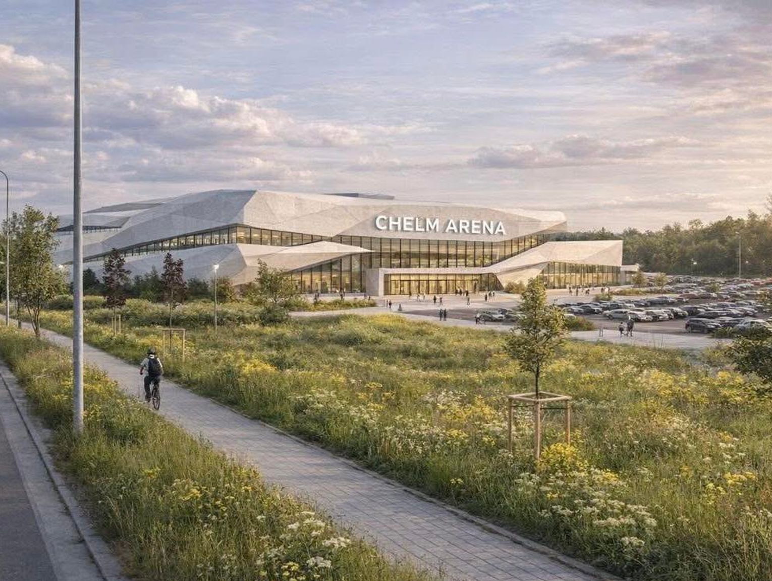 Wiadomości lokalne. realizowane są prace nad budową nowej hali widowiskowo-sportowej w Chełmie