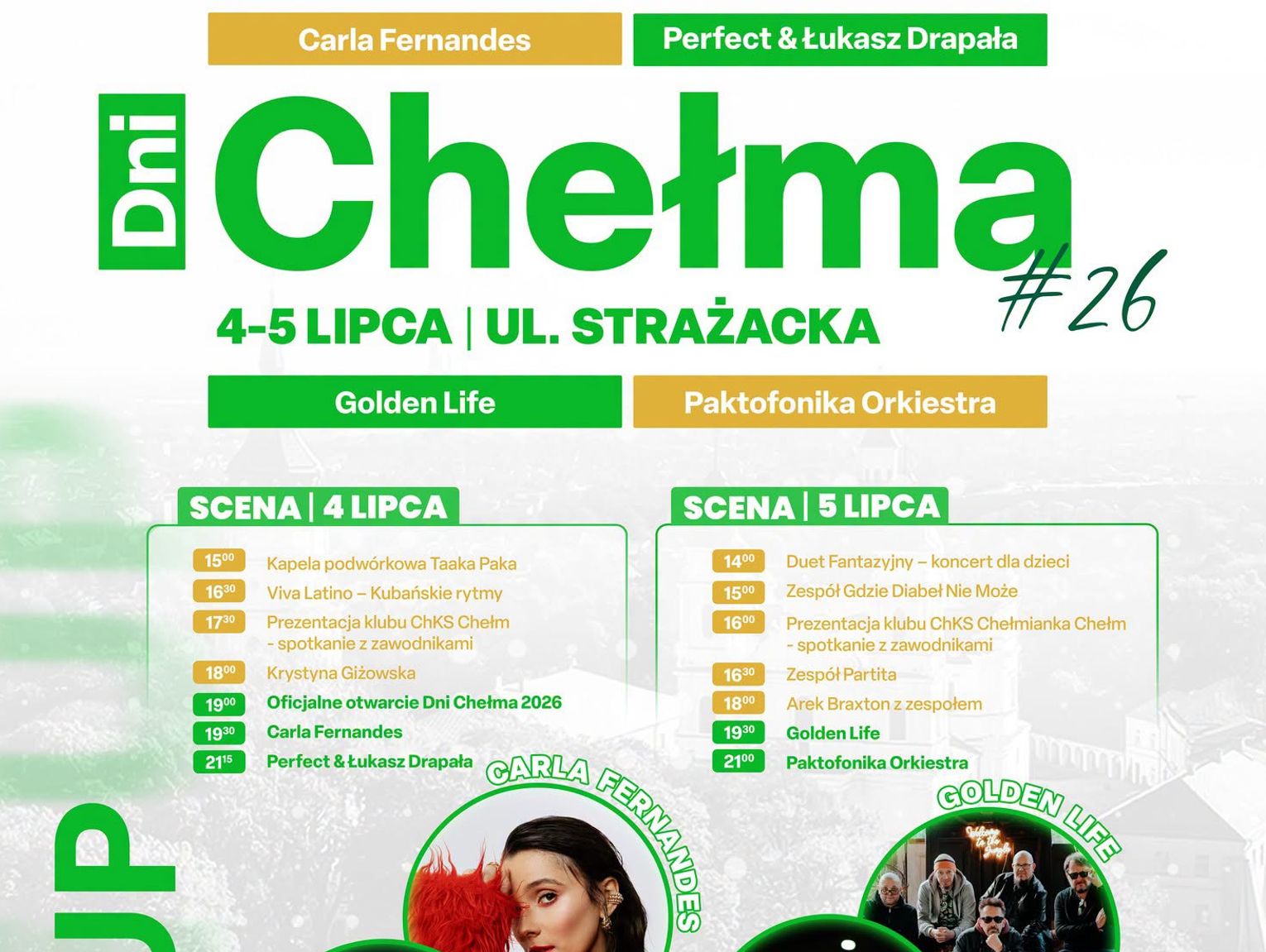 Wiadomości lokalne. Weekend pełen koncertów w Chełmie. Za chwilę start Dni Miasta