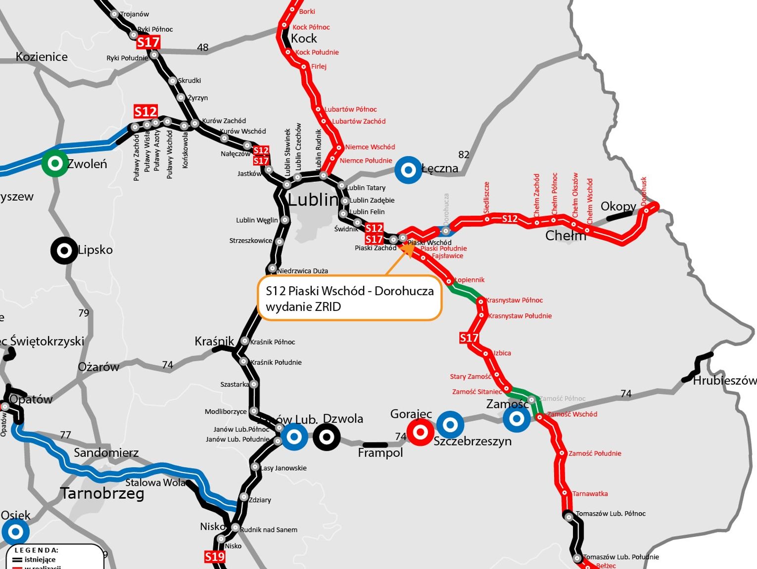 Wiadomości lokalne. Zielone światło dla S12: rusza budowa odcinka Piaski–Dorohucza