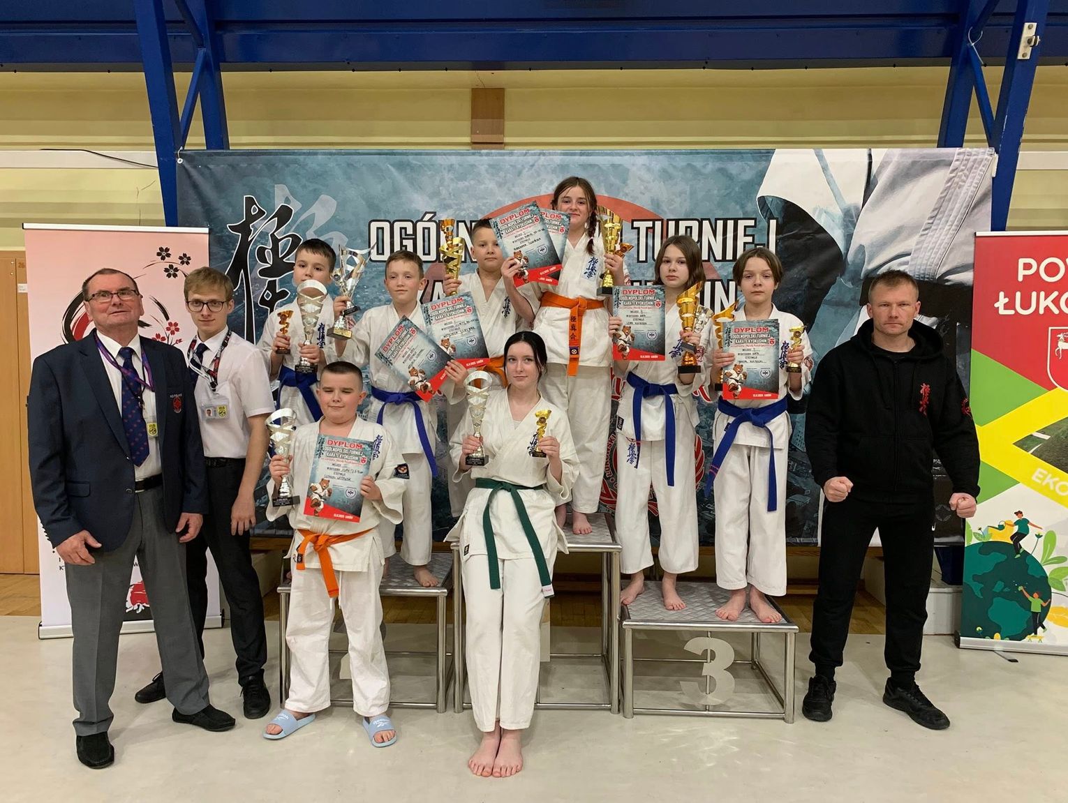 Wiadomości sportowe - karatecy chełmskiego Kanku na podium w Łukowie