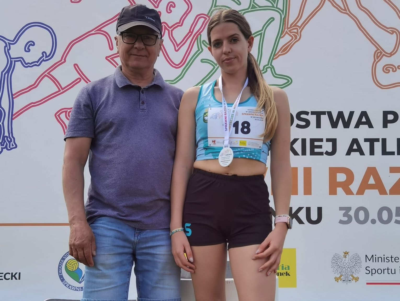 Wiadomości sportowe - Nina Oszwa z kolejnym medalem