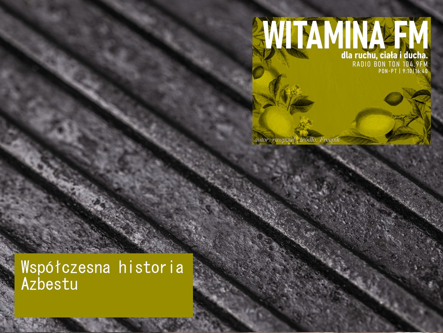 Współczesna historia Azbestu - Witamina FM
