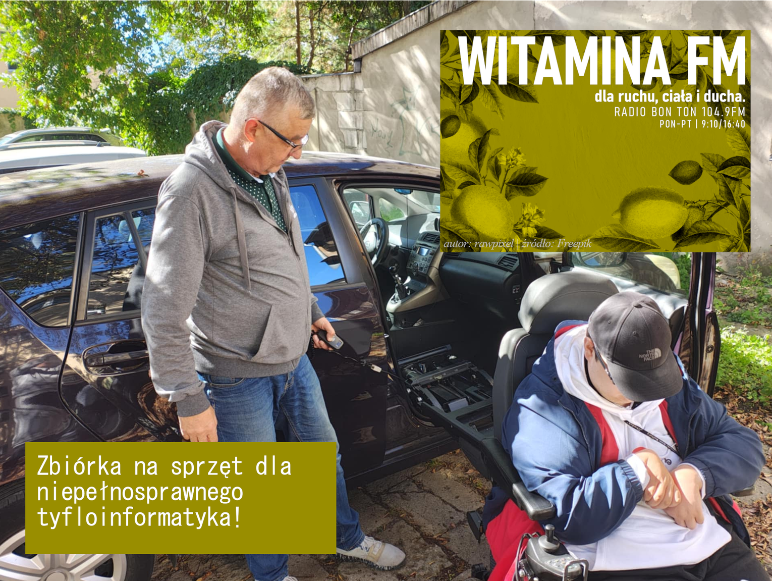 Zbiórka na sprzęt dla niepełnosprawnego tyfloinformatyka! - Witamina FM