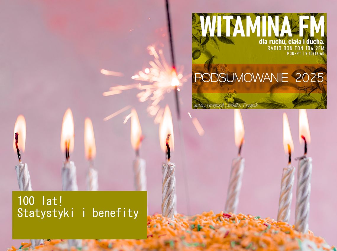 100 lat! - Statystyki i benefity - Witamina FM | PODSUMOWANIE 2025