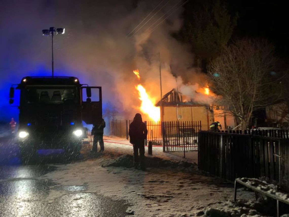 13 lutego w Żłobku spłonął dom pani Haliny. Włodawski PCK apeluje o pomoc dla pogorzelców