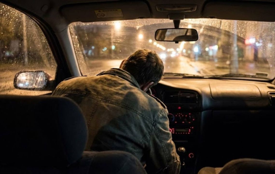 Bełkotał, nie mógł utrzymać równowagi, ale postanowił kierować autem. Żołnierze zepchnęli samochód z drogi Bełkotał, nie mógł utrzymać równowagi, ale postanowił kierować autem. Żołnierze zepchnęli samochód z drogi