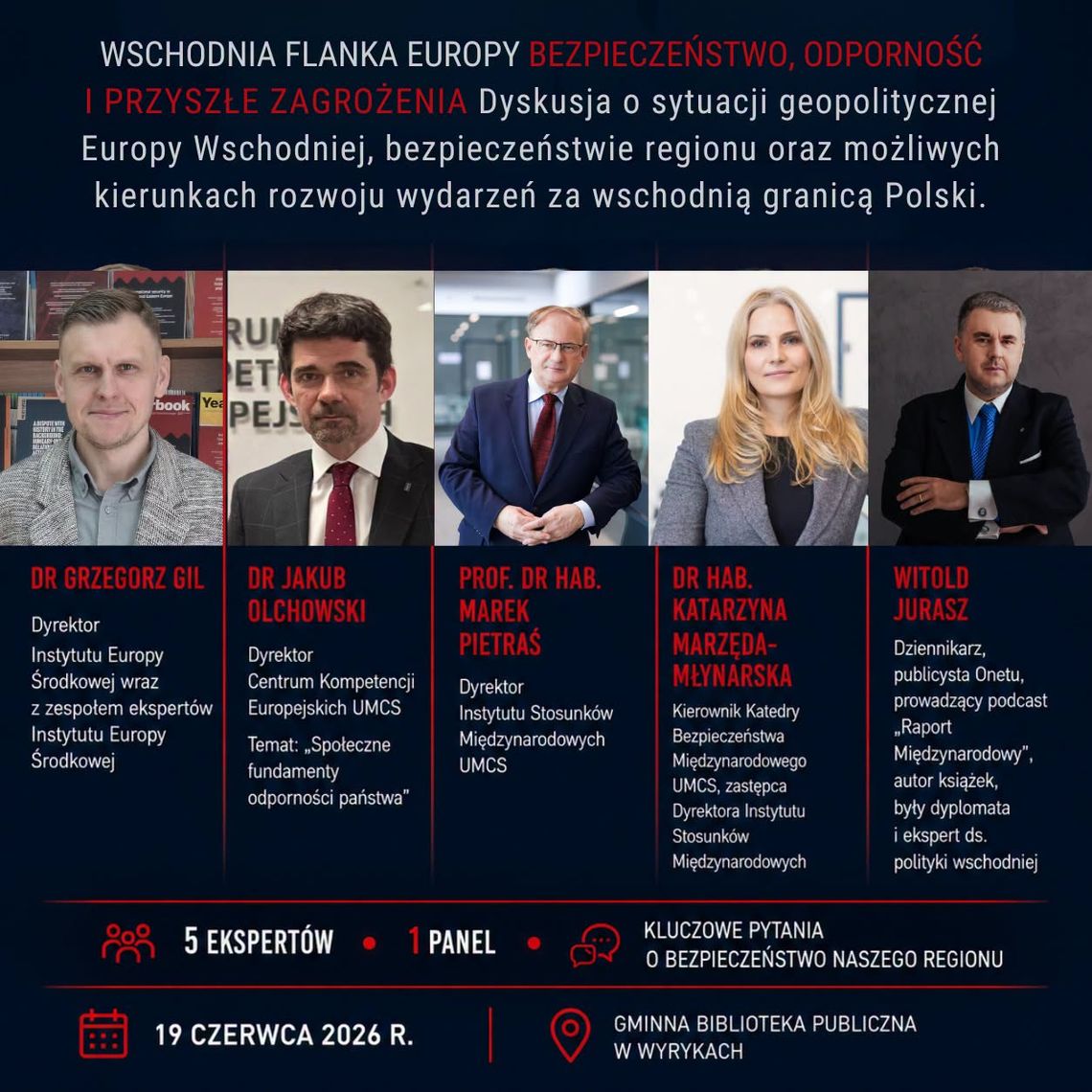 Bezpieczeństwo zaczyna się lokalnie. Rozmowa z Ewą Jabłońską przed Forum Bezpieczeństwa Wschodniej Polski Bezpieczeństwo zaczyna się lokalnie. Rozmowa z Ewą Jabłońską przed Forum Bezpieczeństwa Wschodniej Polski