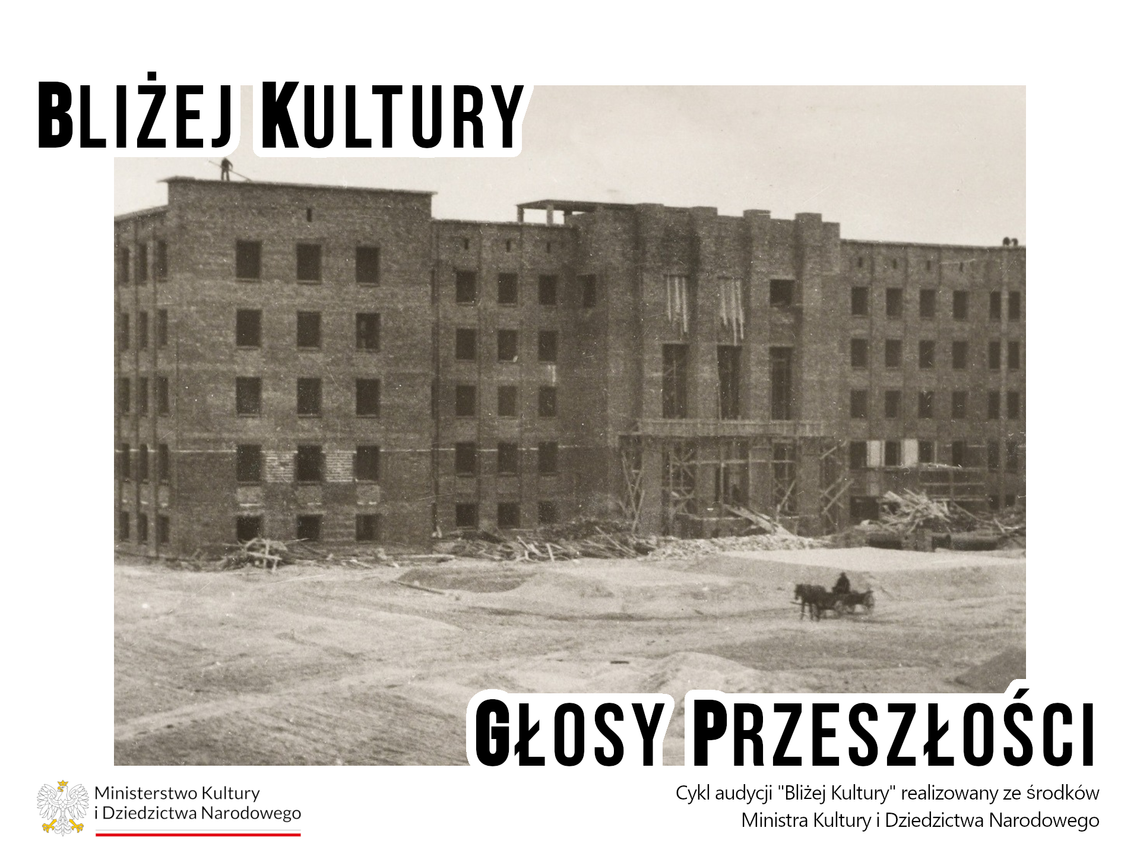 Gmach Dyrekcji Kolejowej w trakcie budowy, lata 1938-1939