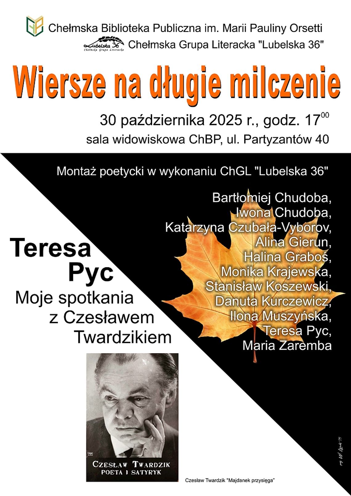 BLIŻEJ KULTURY (odc. 285) - "Wiersze na długie milczenie" w Chełmskiej Bibliotece Publicznej