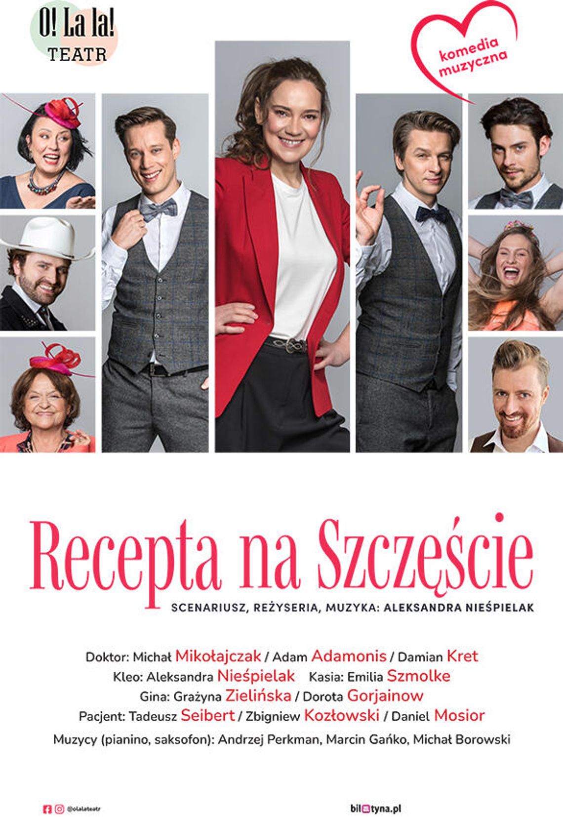 Spektakl „Recepta na Szczęście” Teatru O La La, zagości 27. listopada w Krasnostawskim Domu Kultury.