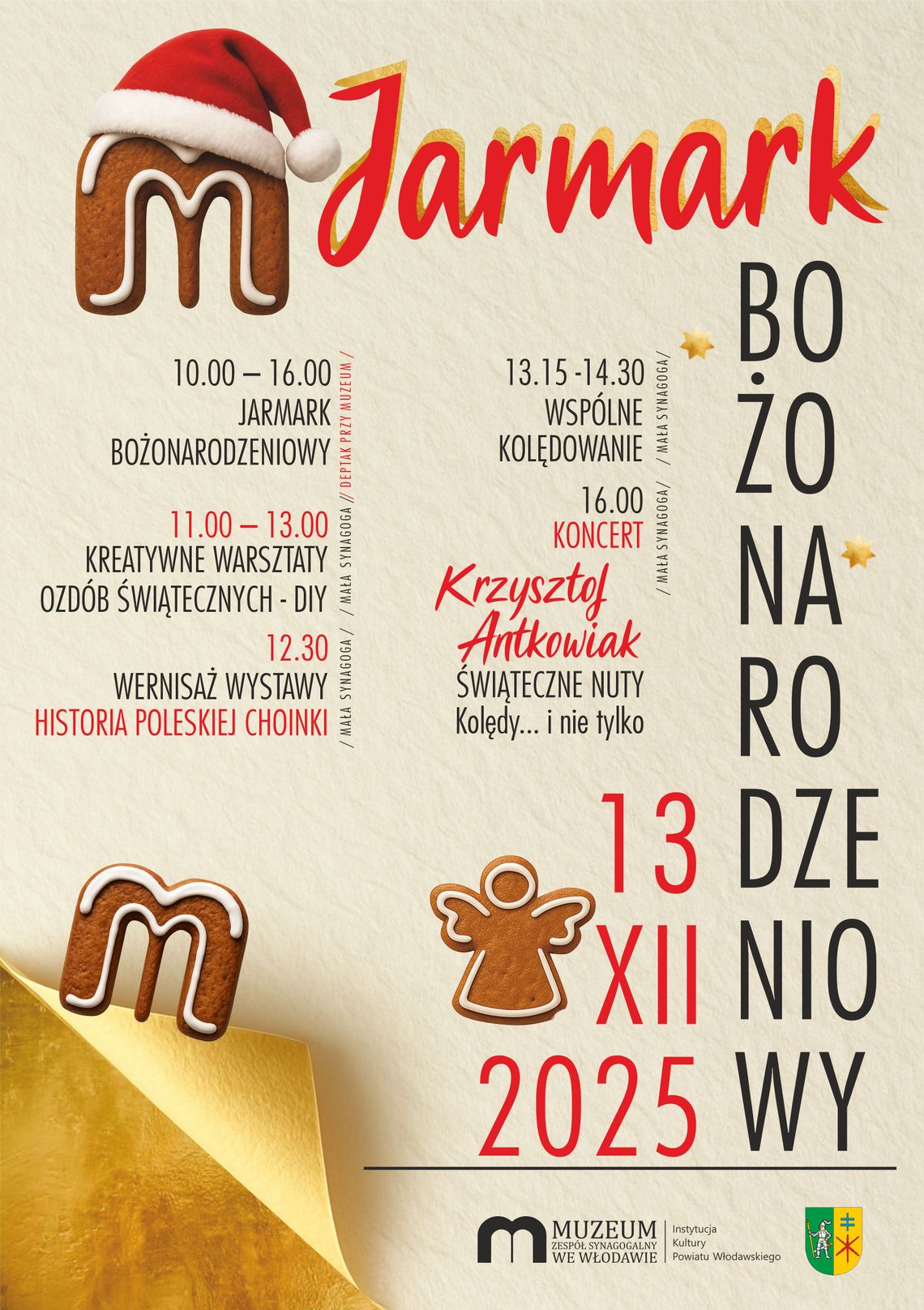 BLIŻEJ KULTURY (odc. 318) - Jarmark Bożonarodzeniowy, połączony z szeregiem atrakcji kulturalnych we Włodawie Impreza rozpocznie się 13 grudnia, w sobotę, o godzinie 10:00.