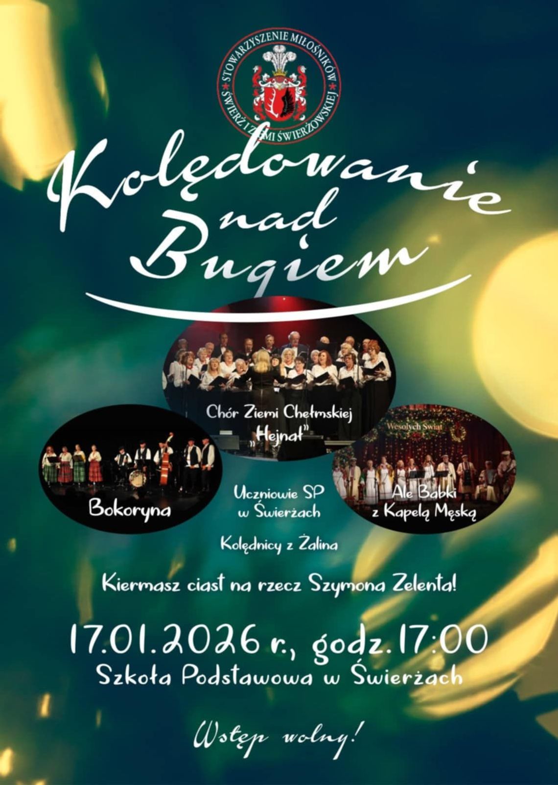 BLIŻEJ KULTURY (odc. 332) - Koncert kolęd i pastorałek w Świerżach 17 stycznia o godzinie 17:00 w budynku Szkoły Podstawowej w Świerżach odbędzie się druga edycja wydarzenia pod nazwą „Kolędowanie nad Bugiem”.