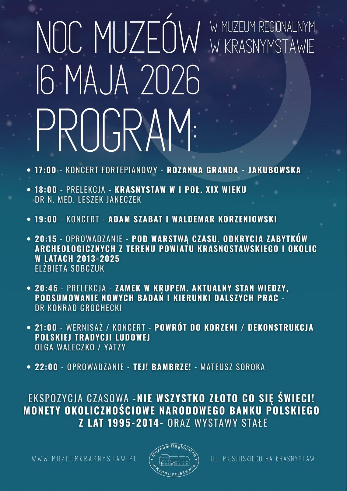 BLIŻEJ KULTURY (odc. 413) - Noc Muzeów w Krasnymstawie. Program "Nocy Muzeów" Muzeum Regionalnego w Krasnymstawie.