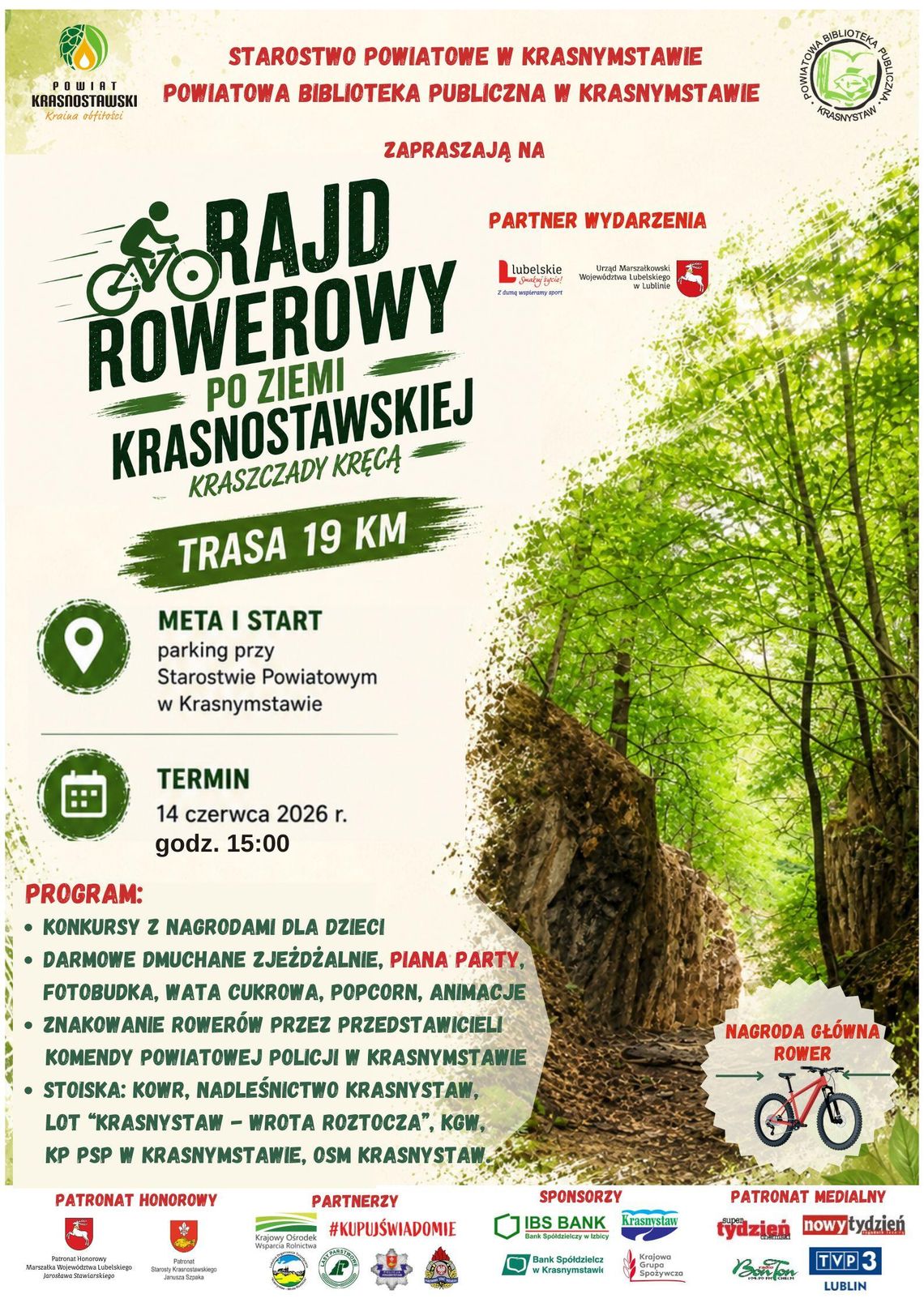 BLIŻEJ KULTURY (odc. 431) - „Rajd Rowerowy po Ziemi Krasnostawskiej – Kraszczady Kręcą” „Kraszczady Kręcą” już 14 czerwca w Krasnymstawie