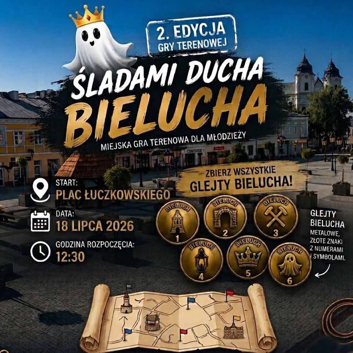 BLIŻEJ KULTURY (odc. 453) - "Śladami Ducha Bielucha" Młodzieżowa Rada Miasta Chełm zaprasza na II edycję gry terenowej „Śladami Ducha Bielucha”.