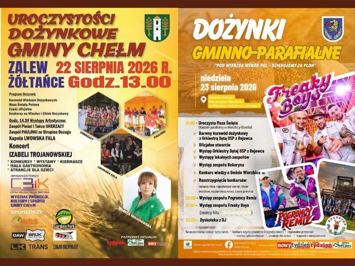 BLIŻEJ KULTURY (odc. 479) - Dożynki gminy Chełm oraz gminy Wierzbica Dożynki gminy Chełm oraz gminy Wierzbica