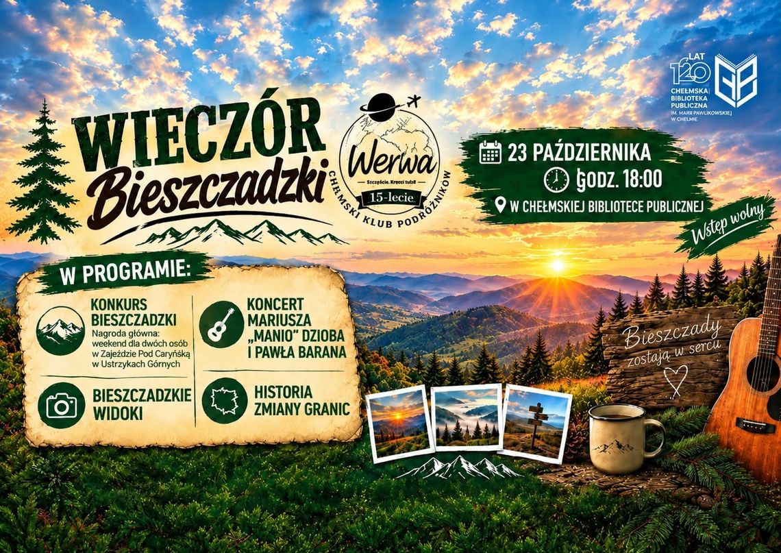 BLIŻEJ KULTURY (odc. 517) - Chełmski Klub Podróżników zaprasza na kolejne spotkanie 23 października odbędzie się spotkanie Chełmskiego Klubu Podróżników.