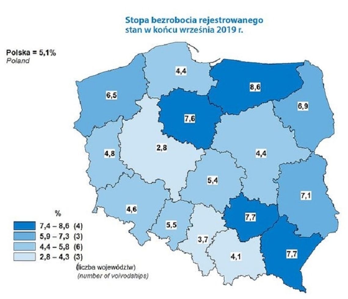Chełm: Bezrobocie w Polsce najniższe od 30 lat. Lubelskie z wynikiem 7,1%