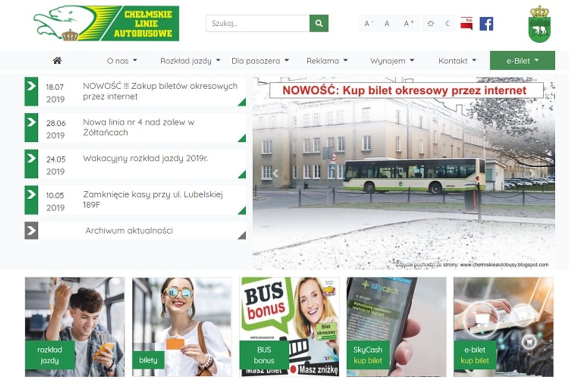 Chełm: Bilet autobusowy kupisz online