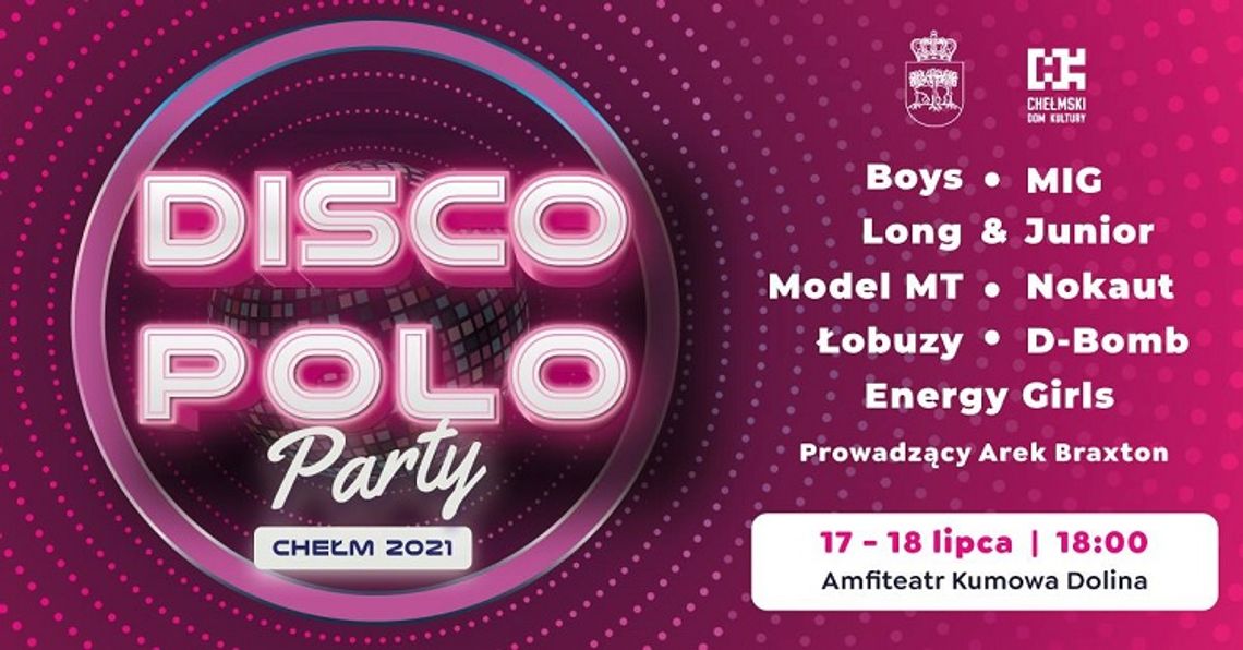 Chełm: Disco Polo Party - dwudniowy festiwal w Amfiteatrze Kumowa Dolina