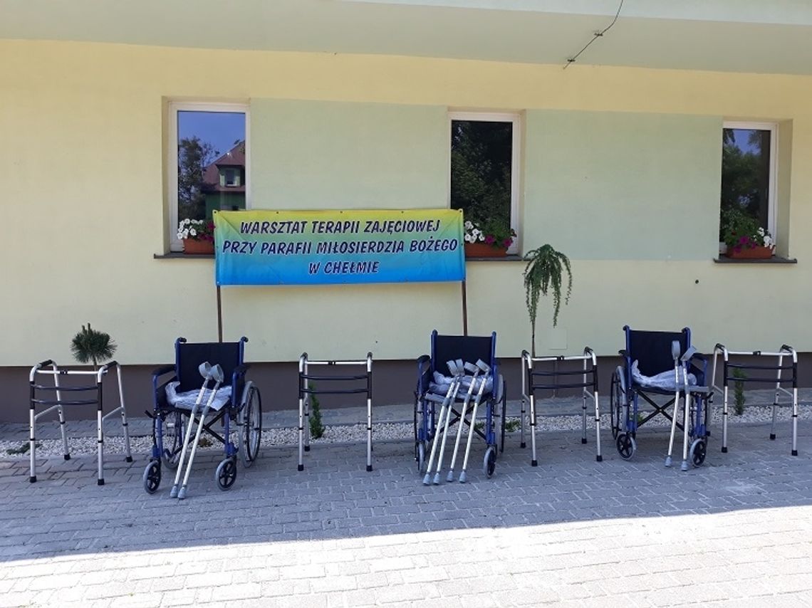 Chełm: Dodatkowy sprzęt rehabilitacyjny dla osób niepełnosprawnych