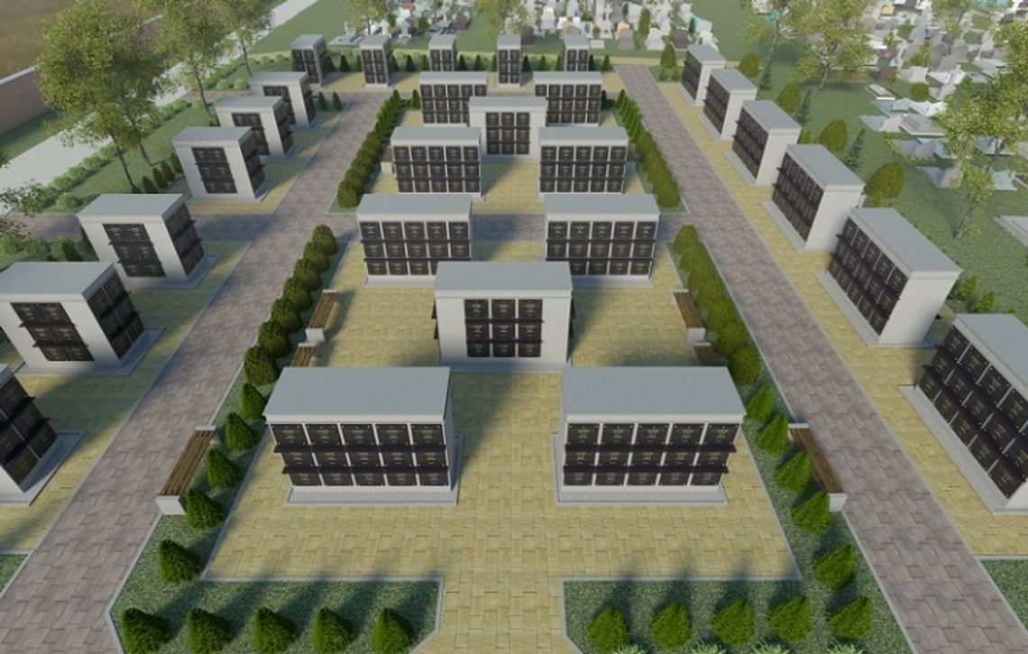 Chełm: Druga część kolumbarium na cmentarzu komunalnym już gotowa