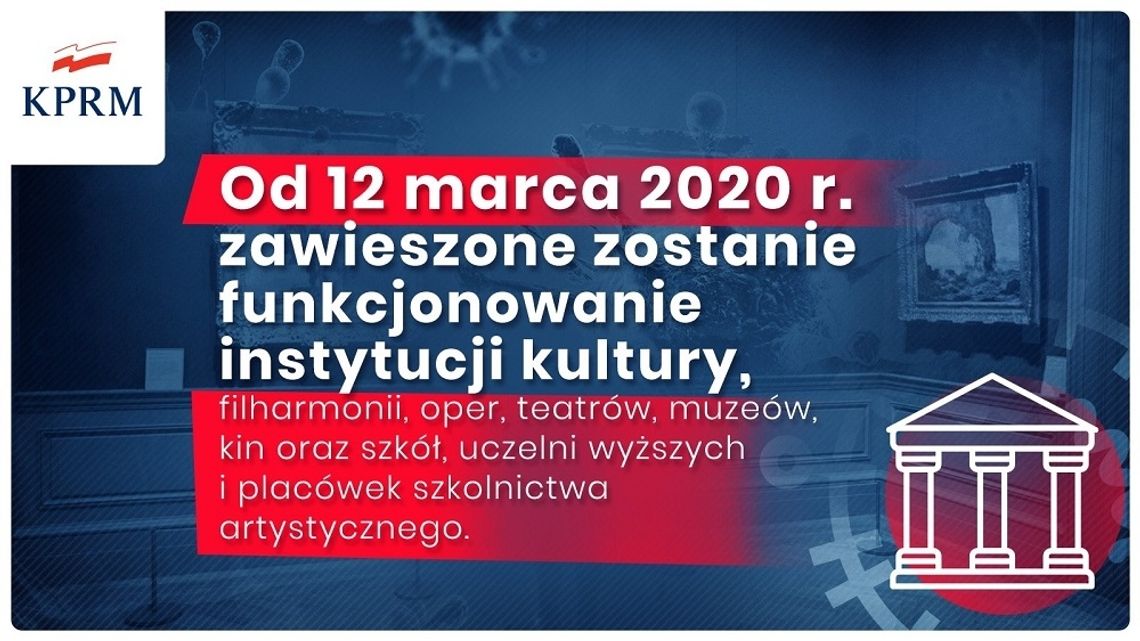 Chełm: Instytucje kultury i obiekty sportowe zawieszają działalność na dwa tygodnie