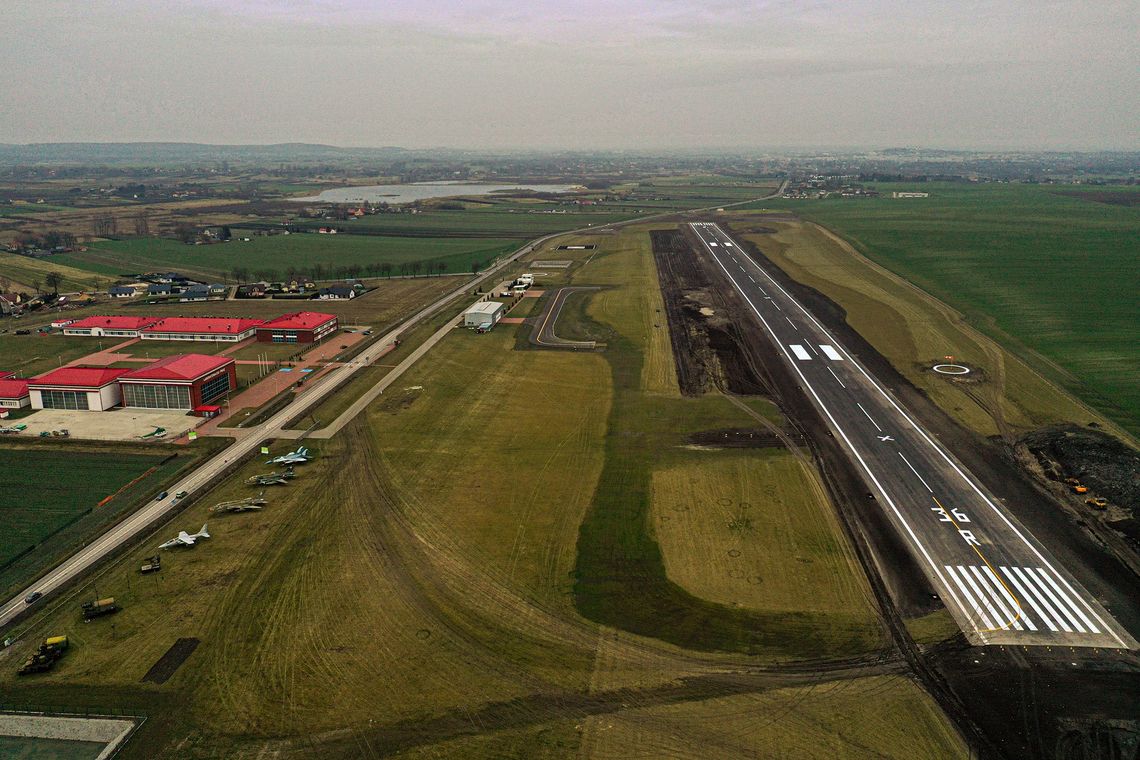 Chełm: Lotnisko w Depułtyczach powiększa się o drogę kołowania
