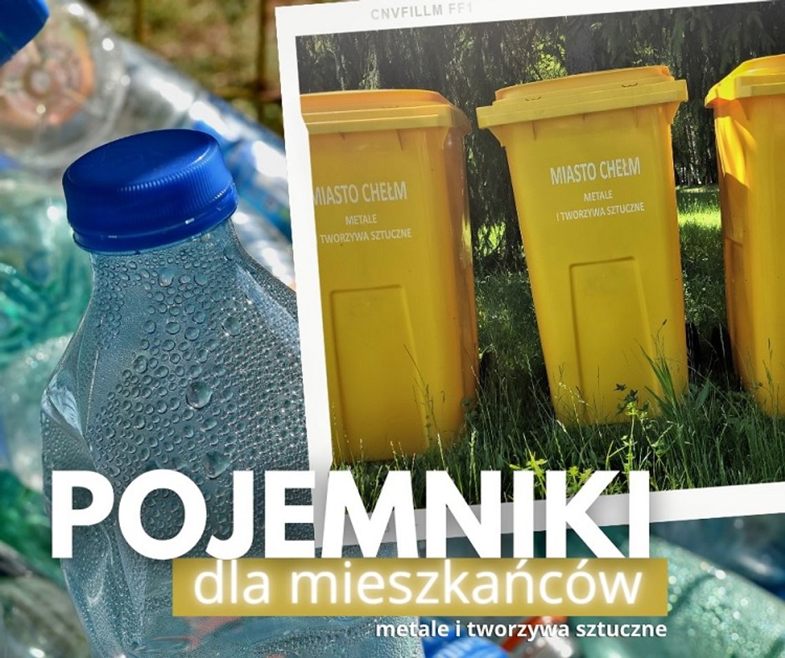 Chełm: Miasto bezpłatnie wydaje mieszkańcom pojemniki na odpady