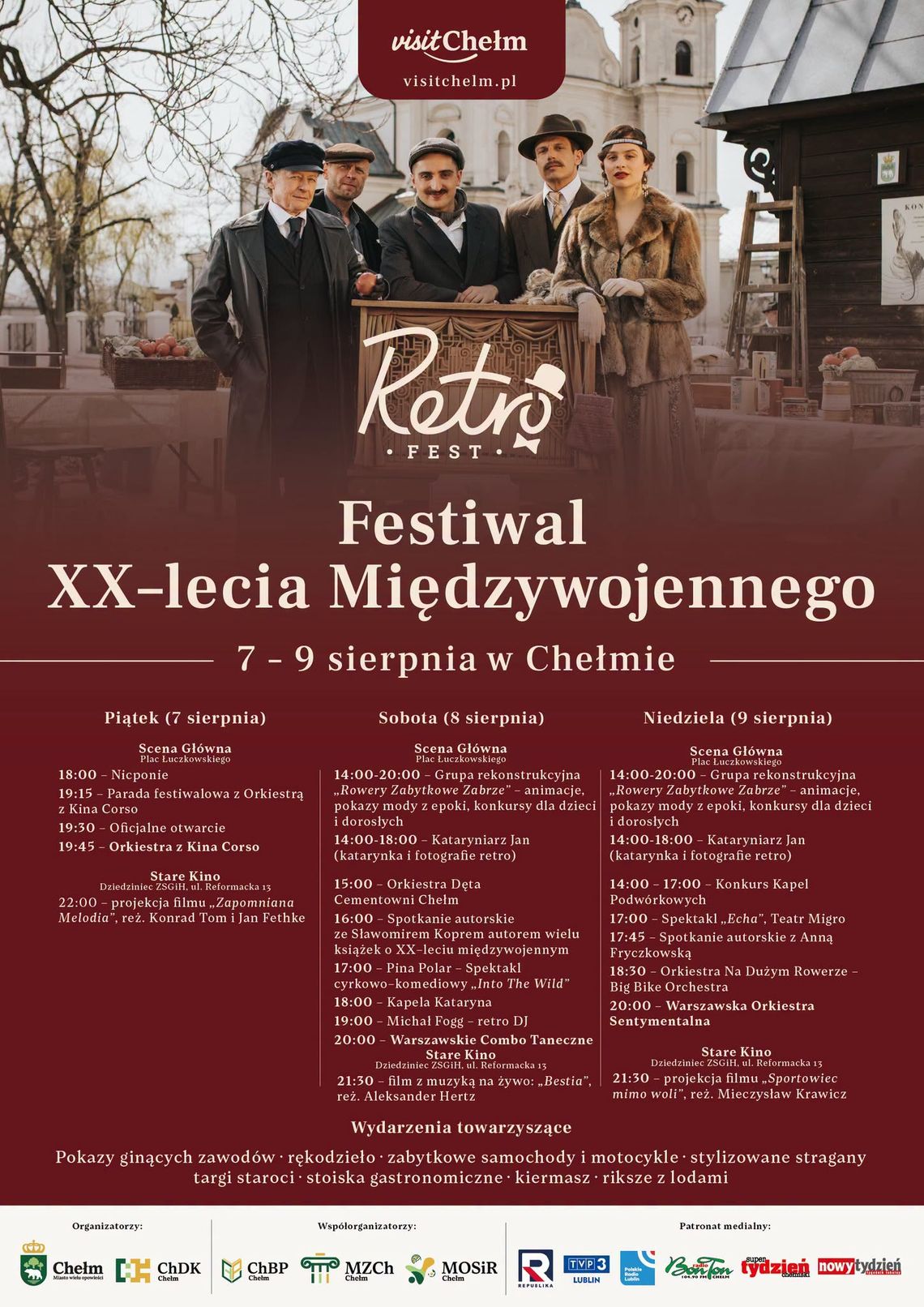 Chełm przenosi się do lat 20. i 30. Startuje Retro Fest