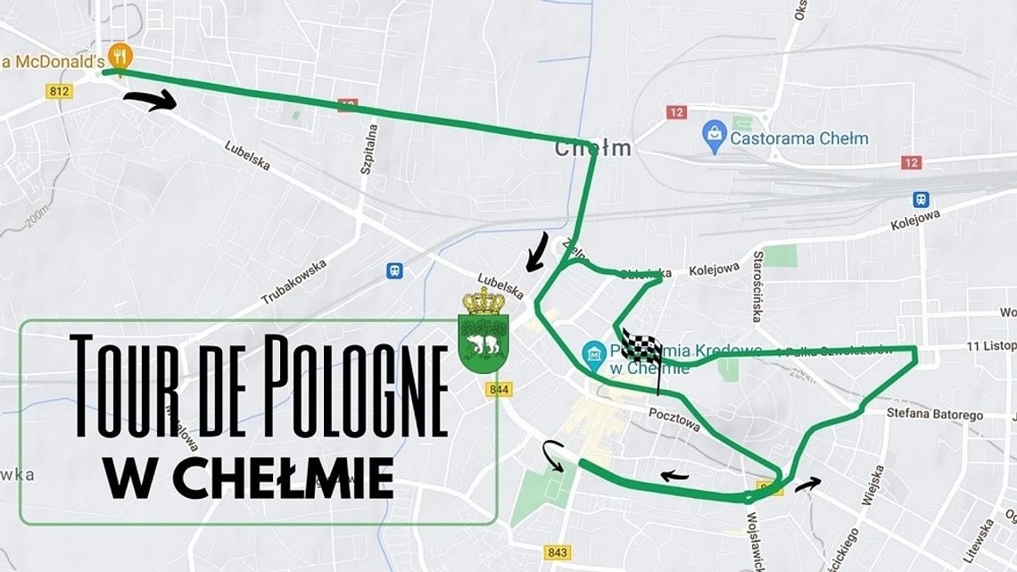 Chełm: Znamy już dokładną trasę chełmskiego odcinka Tour de Pologne