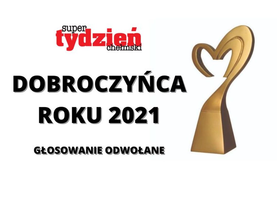 Chełm: Głosowanie na Dobroczyńcę Roku 2021 przerwane