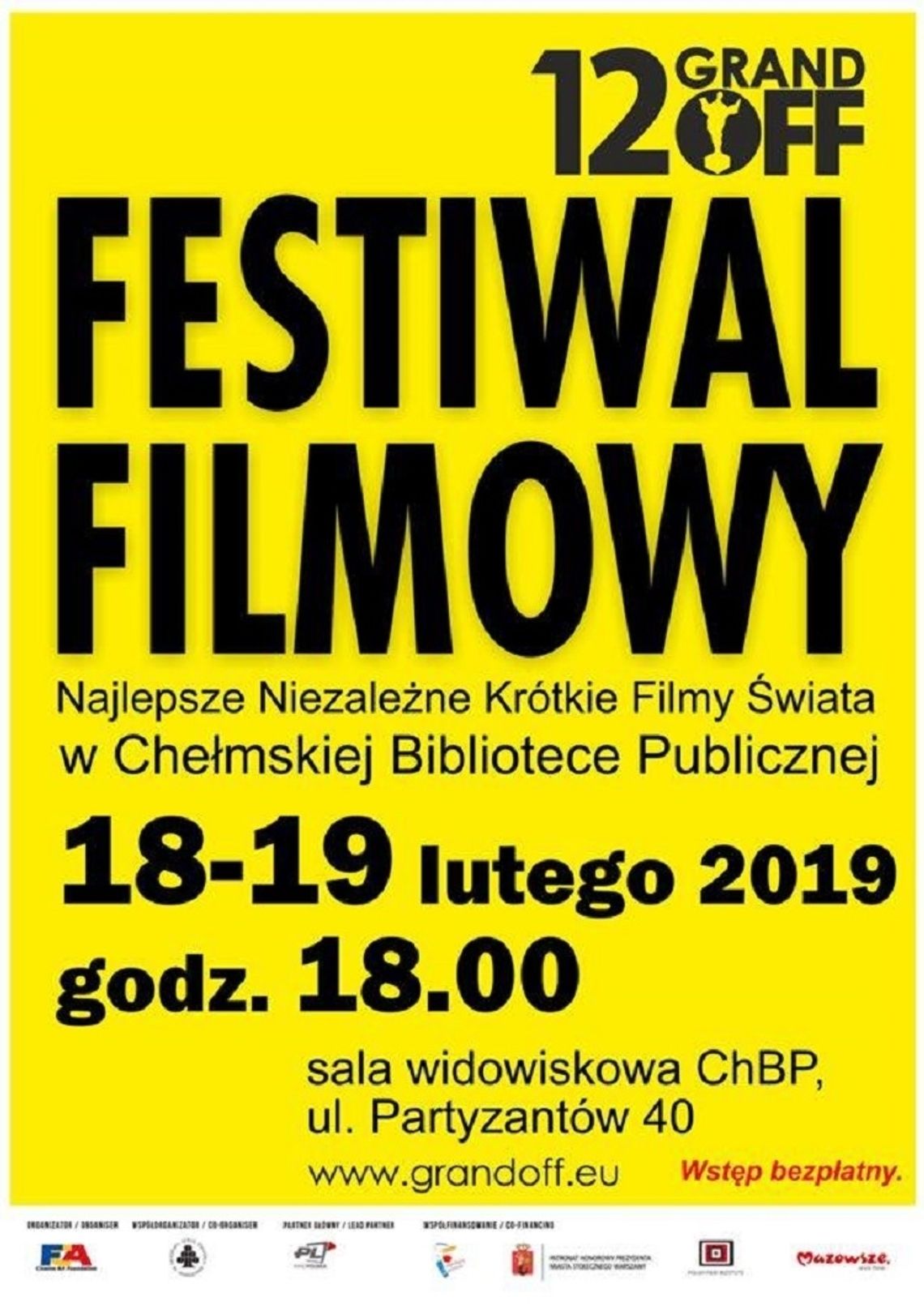 Chełmska Biblioteka Publiczna zaprasza na 12. filmowy Grand Off