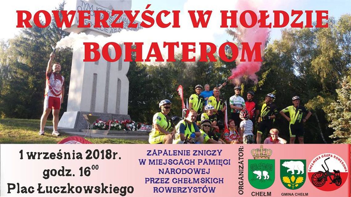 Chełmska Grupa Rowerowa zaprasza na Rajd Patriotyczny
