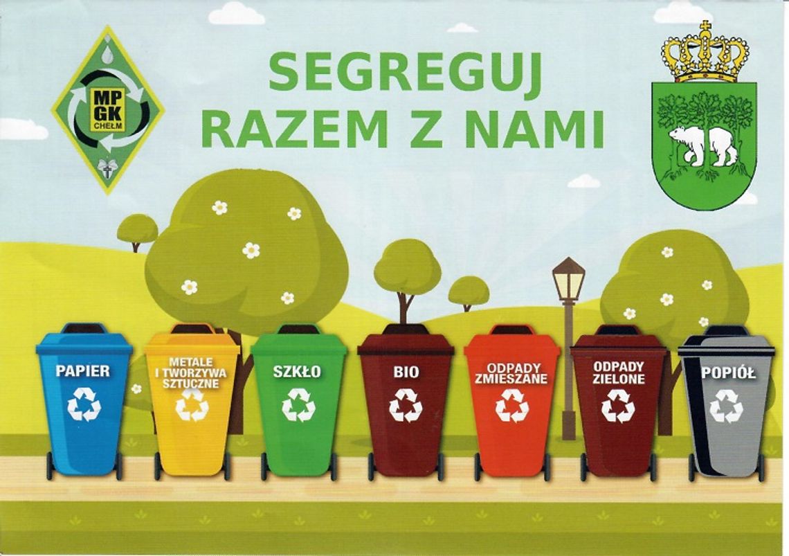 ChSM i MPGK informują o nowych zasadach segregacji odpadów