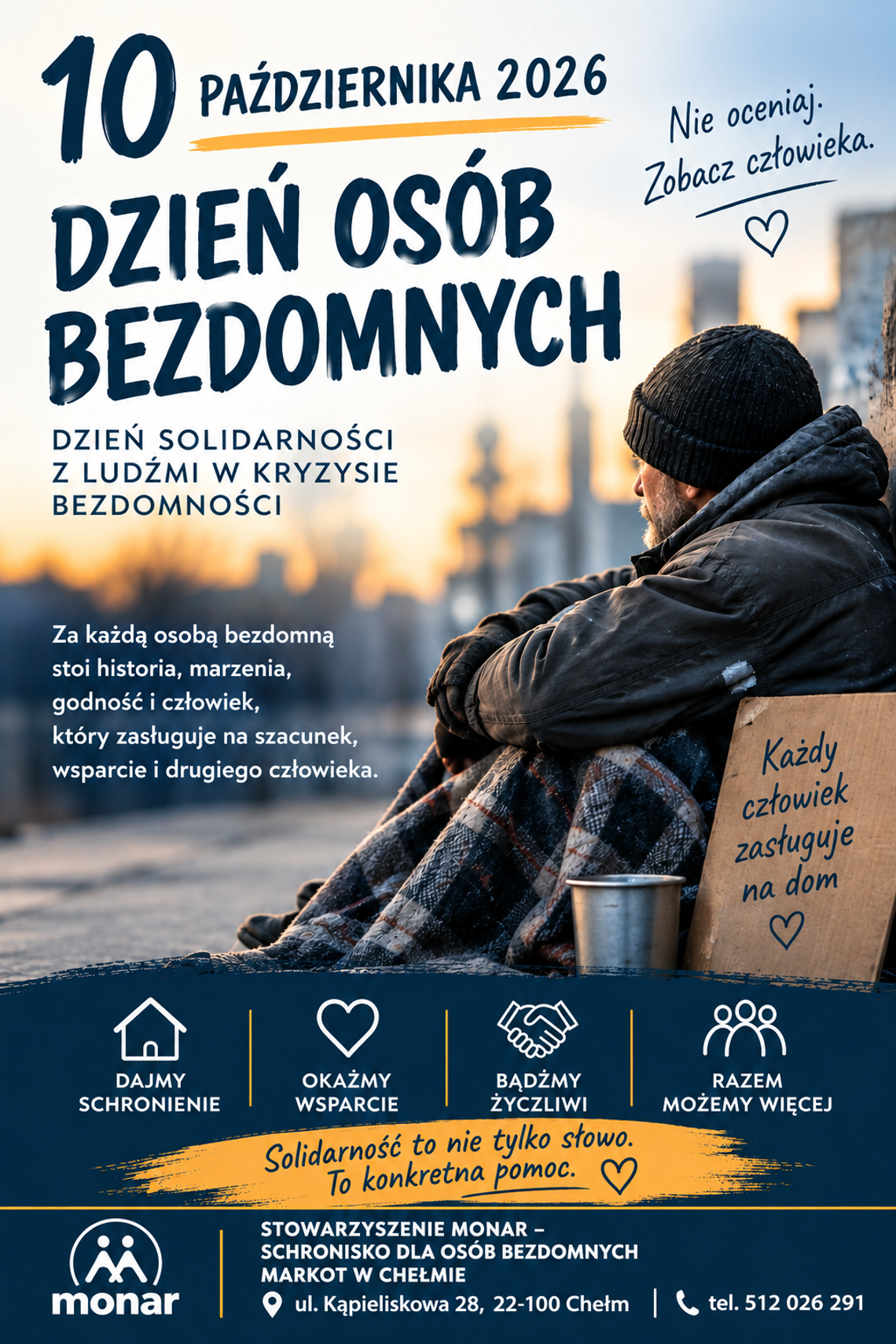 Czas odczarować stereotyp osób w kryzysie bezdomności. Rozmowa z mieszkańcami MONAR-u w Chełmie Czas odczarować stereotyp osób w kryzysie bezdomności. Rozmowa z mieszkańcami MONAR-u w Chełmie