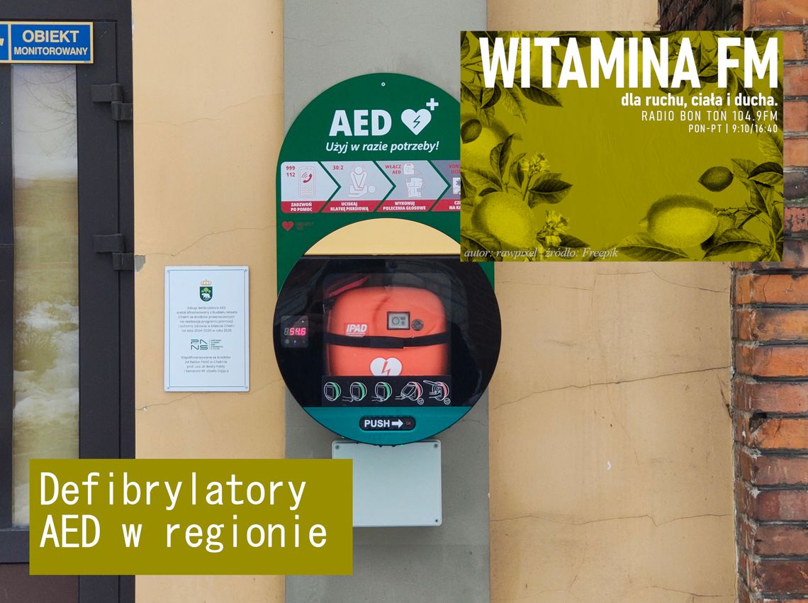 Defibrylatory AED w regionie - Witamina FM