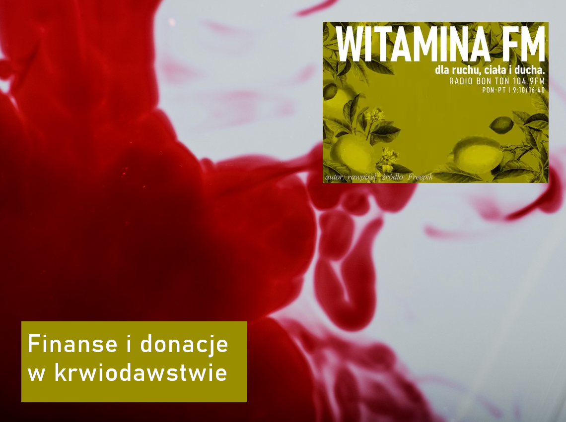 Finanse i donacje w krwiodawstwie - Witamina FM