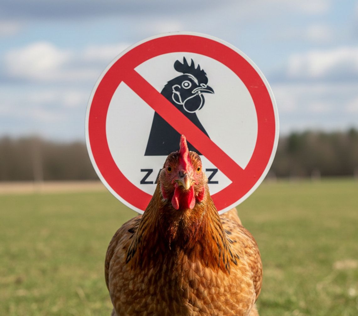 Gm. Chełm. W Żółtańcach ptakami na razie nie pohandlują. Wojewoda wydał zakaz