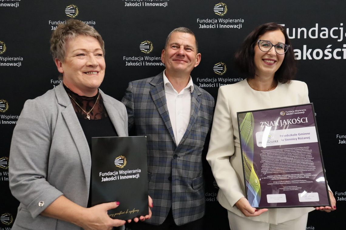 Gm. Siennica Różana. Przedszkole laureatem ogólnopolskiego konkursu