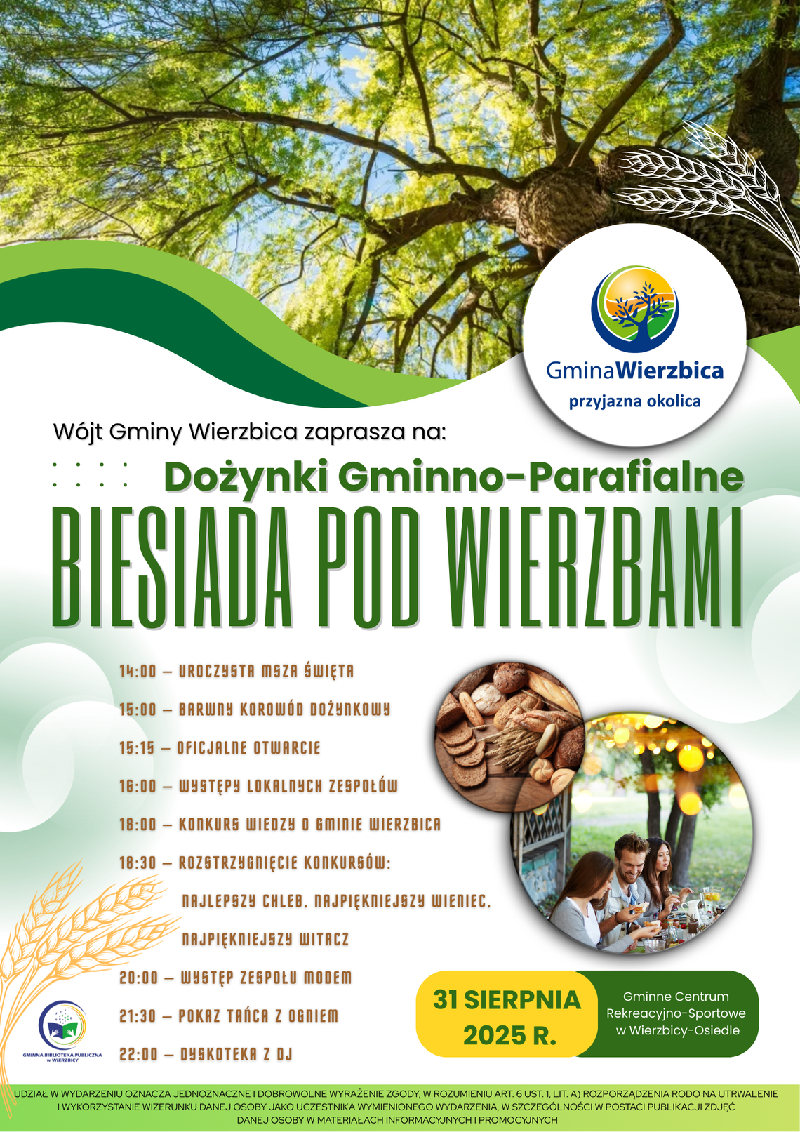 Gm. Wierzbica. Gminno-Parafialne Dożynki czas start!