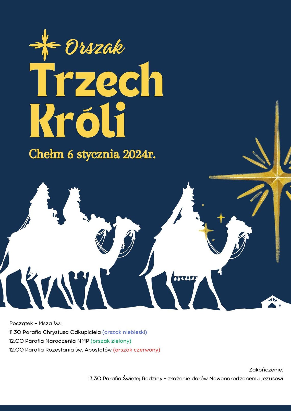 Gość Radia Bon Ton  - ks. Karol Mazur Orszak Trzech Króli w Chełmie