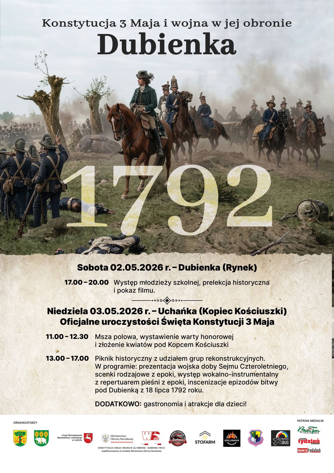 Historia ożyje na naszych oczach – wielkie widowisko w Dubience i Uchańce