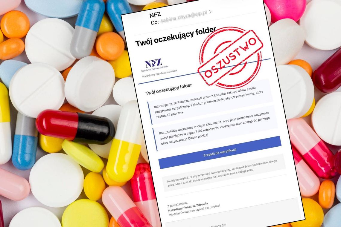 Kolejna próba oszustwa „na NFZ”. Możesz stracić pieniądze! Kolejna próba oszustwa „na NFZ”. Możesz stracić pieniądze!
