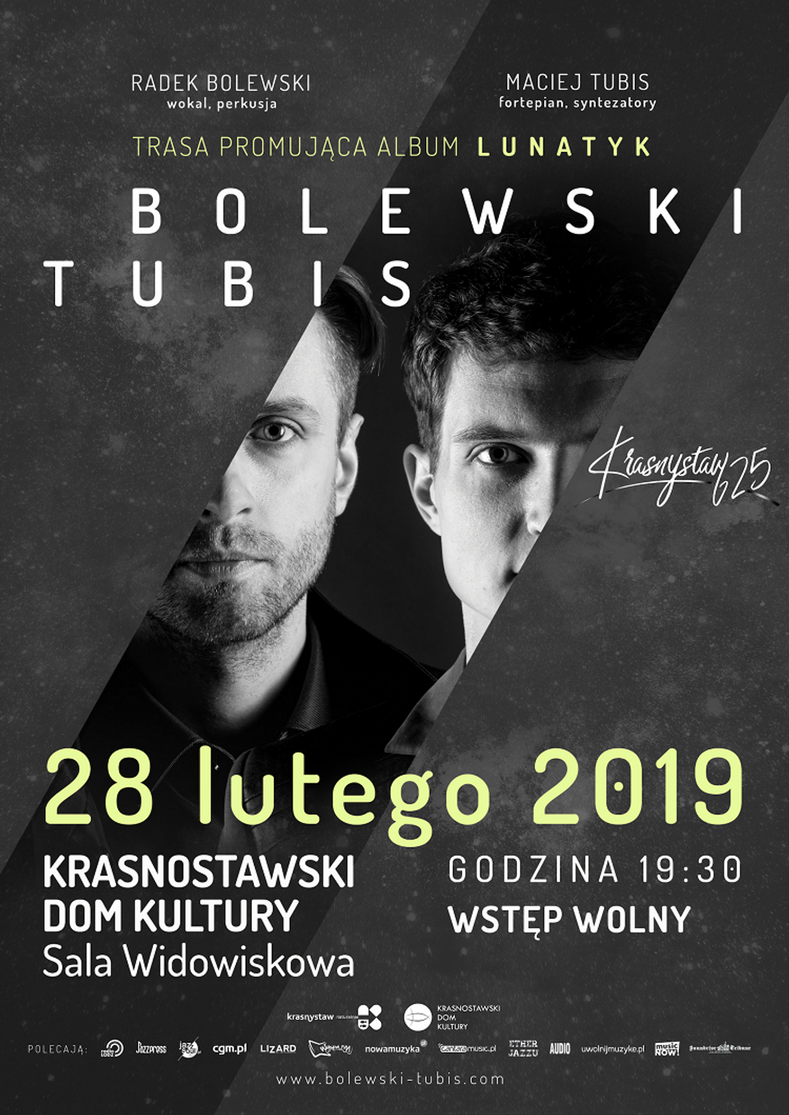 Koncert Bolewski/Tubis w Krasnostawskim Domu Kultury
