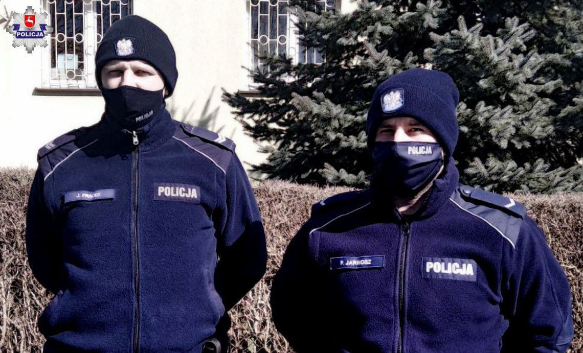 Krasnystaw: Policjanci uratowali kobietę, która targnęła się na swoje życie